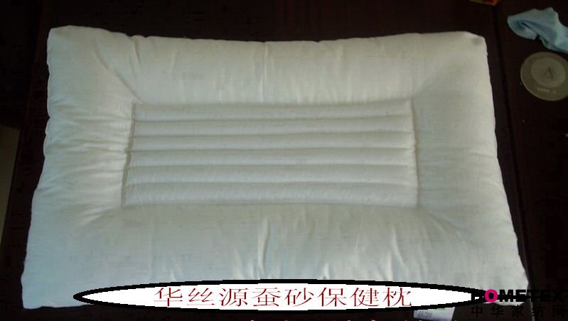 華絲源蠶砂保健枕  規格48*73 用途枕頭 成份幼齡蠶砂\植物棉